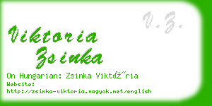 viktoria zsinka business card